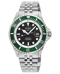 Gevril Men's Wall Street Swiss Automatic Bracelet Watch