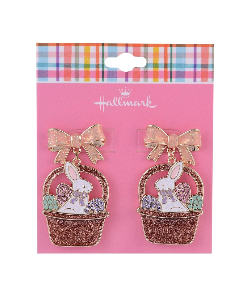 Hallmark Easter Basket and Bunny Earrings