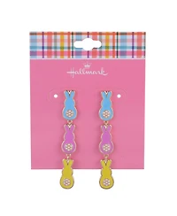 Hallmark Linear Easter Bunny Earrings
