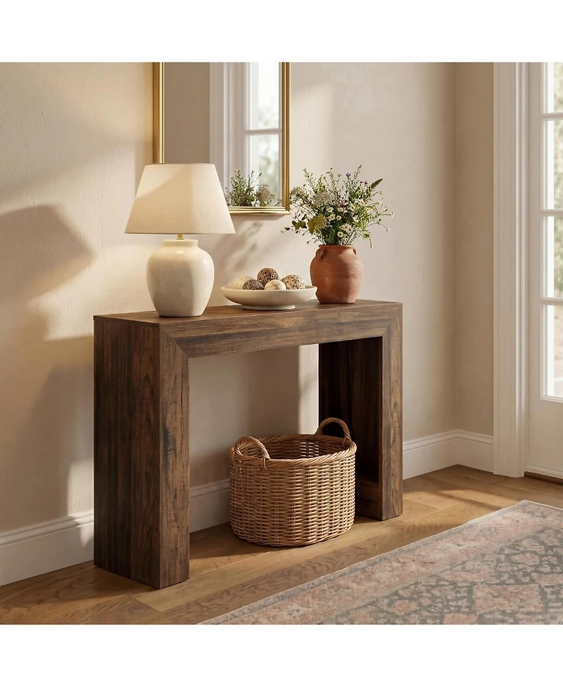 Tribesigns 41.3 Inch Console Table, Narrow Entryway Table, Small Sofa Table Behind Couch