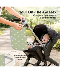 KeaBabies Flex Portable Changing Pad for Baby, Travel, Foldable Large Waterproof Baby Diaper Mat Bag
