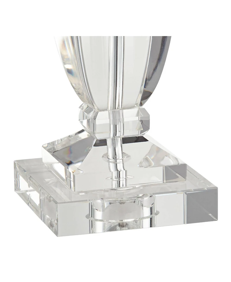 Vienna Full Spectrum Sherry 25" High Modern Table Lamps Set of 2 Clear Crystal Living Room Bedroom Bedside Nightstand House