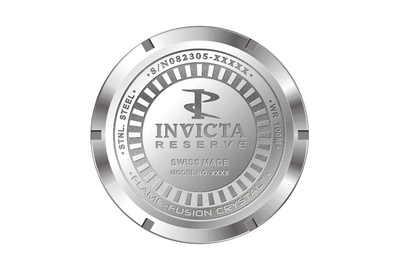 Invicta Men's 1725 Reserve Octane Quartz Chronograph Mother of Pearl Dial Watch