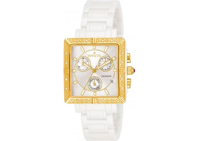 Invicta Women's 10214 Ceramics Quartz Chronograph Dial Watch