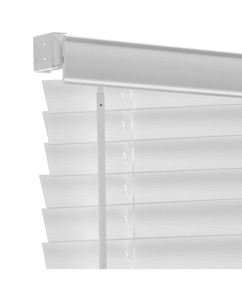 Laoties Faux Wood Cordless Window Blinds