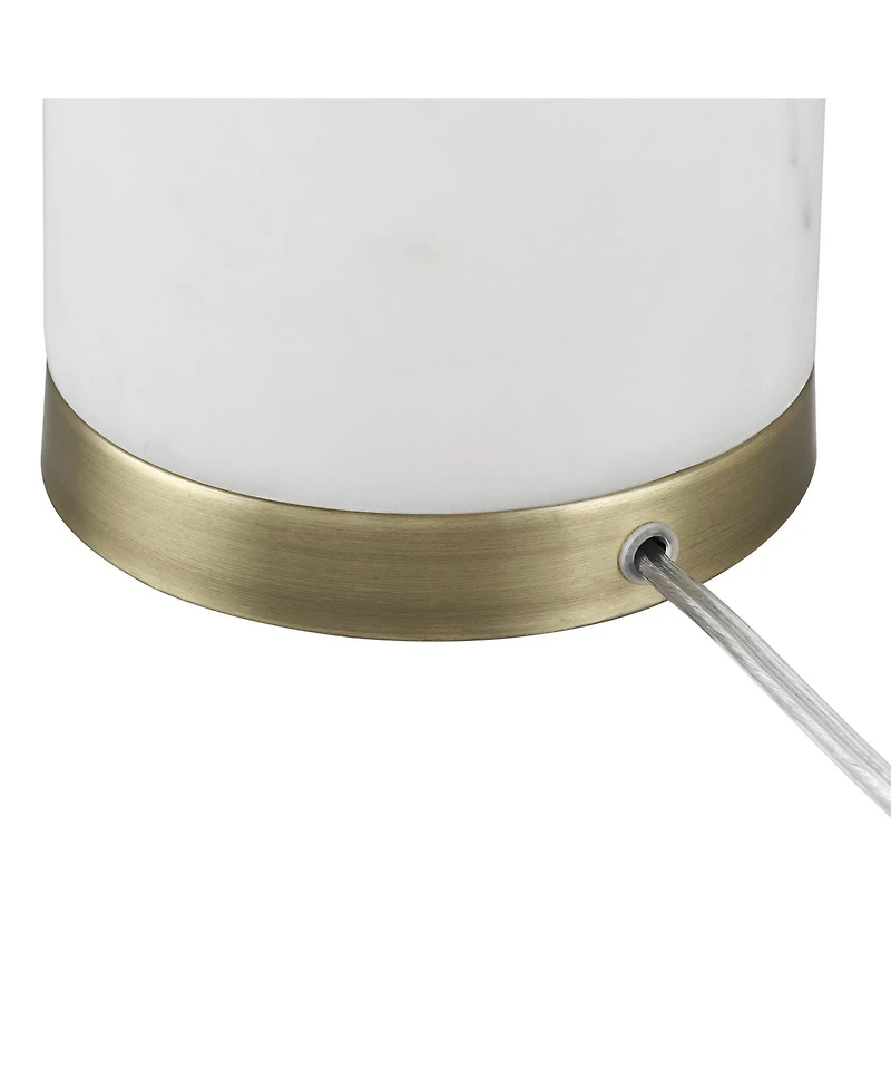 360 Lighting Renier High Faux Alabaster Accent Table Lamp Set of 2