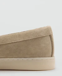 Mango Men's Split Leather Shoes