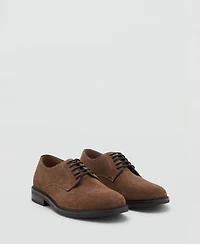 Mango Men's Leather Suit Shoes