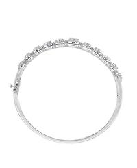 Diamond Cluster Bangle Bracelet (2-1/2 ct. t.w.) in 14k White Gold