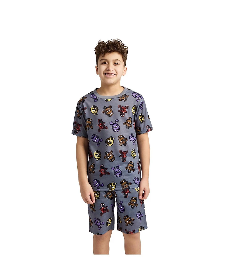 Five Nights At Freddy'S Big Boys Are You Ready For Freddy 4-Pack Pajama Set-14