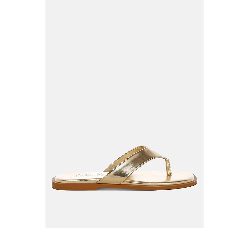 London Rag Women's Nitty Square Toe Flats