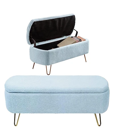 Rainsken Modern Storage Ottoman Bench