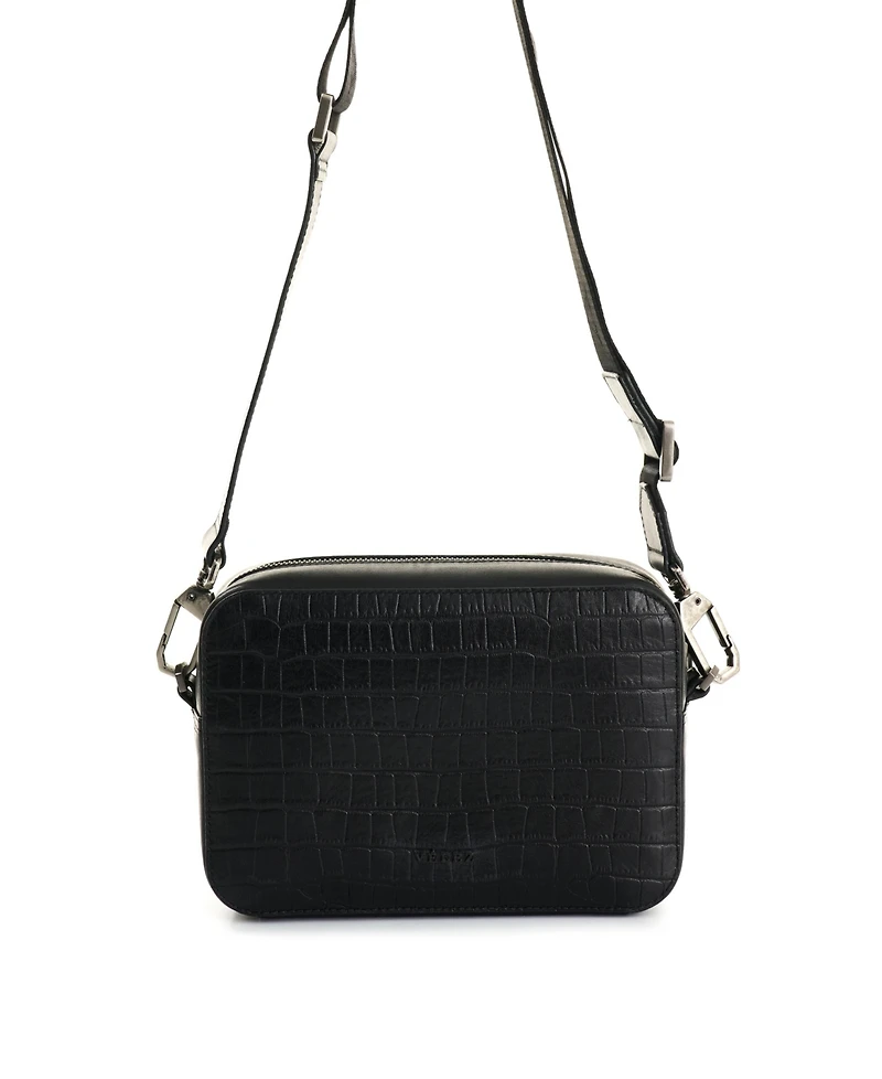 Velez Leather Crossbody Bag with Adjustable Straps