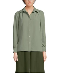 Lands' End Women's Creaseless Feminine Shirt