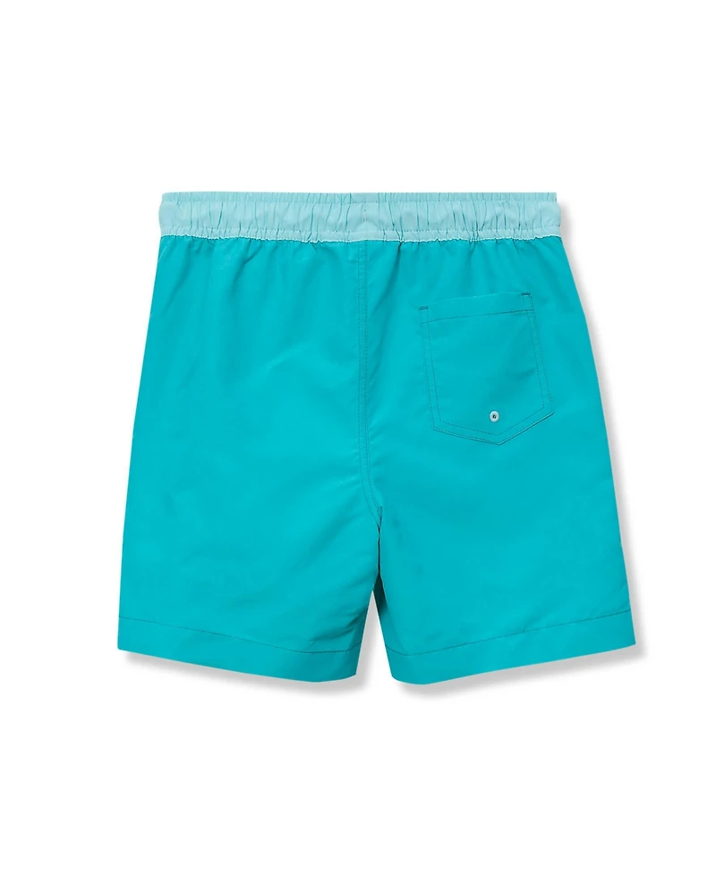Lands' End Boys Chlorine Resistant 5in Swim Trunks with Mesh Liner