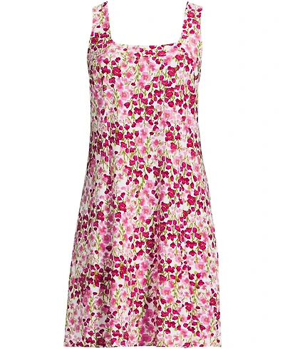 Lands' End Women's Silky Knit Mini Shift Dress