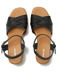 Lands' End Women's Espadrille Wedge Sandals