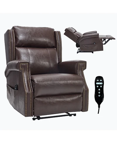 Boyel Living 67 inches Chaise Lounge Chair 9.9 Wide Armrest Indoor Corduroy Oversized Sleeper Sofa