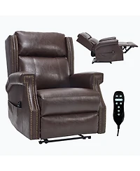 Boyel Living 67 inches Chaise Lounge Chair 9.9 Wide Armrest Indoor Corduroy Oversized Sleeper Sofa