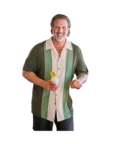 KingSize Big & Tall Colorblock Camp Shirt