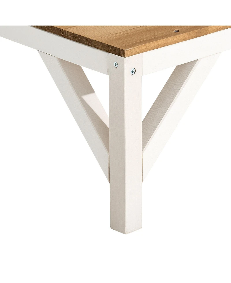 Zeus and Ruta Wooden Insulated Cat House Elevated Winter Shelter With Large Platform Waterproof Outdoor Condo