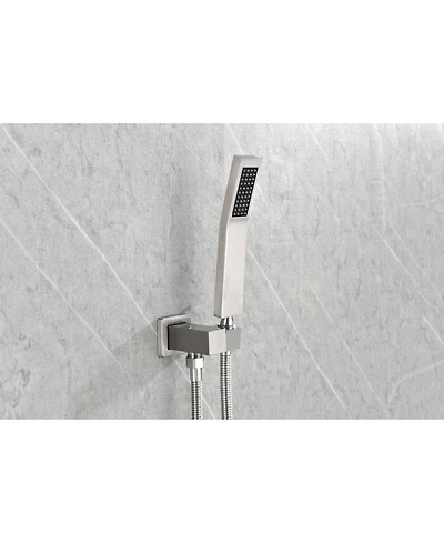 Busdays Handheld Shower Head with Shower Hose and Adjustable Shower Bracket