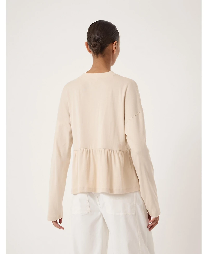 Hush Women's Sana Peplum Jersey Top