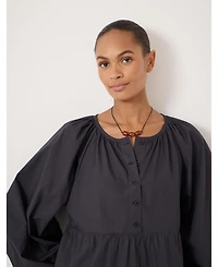 Hush Women's Beck Cotton Peplum Blouse