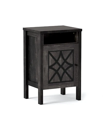 Gouun Robot Vacuum Storage Cabinet with Reversible Door