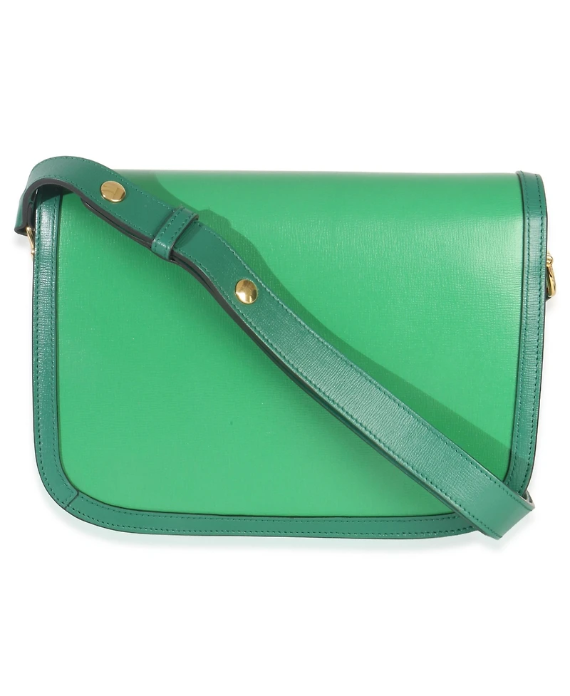 Pre-Owned Gucci Emerald Green Azalea Calfskin Horsebit 1955 Shoulder Bag