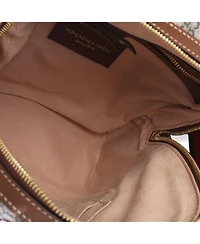 Pre-Owned Gucci Beige Gg Supreme Canvas Web Butterfly Embroidered Small Day Backpack