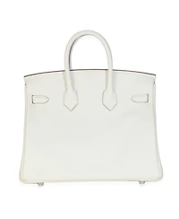 Pre-Owned HERMES Mushroom Swift Birkin 25 Phw
