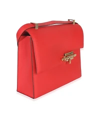Pre-Owned HERMES Rouge Coeur Epsom Verrou 23 Ghw