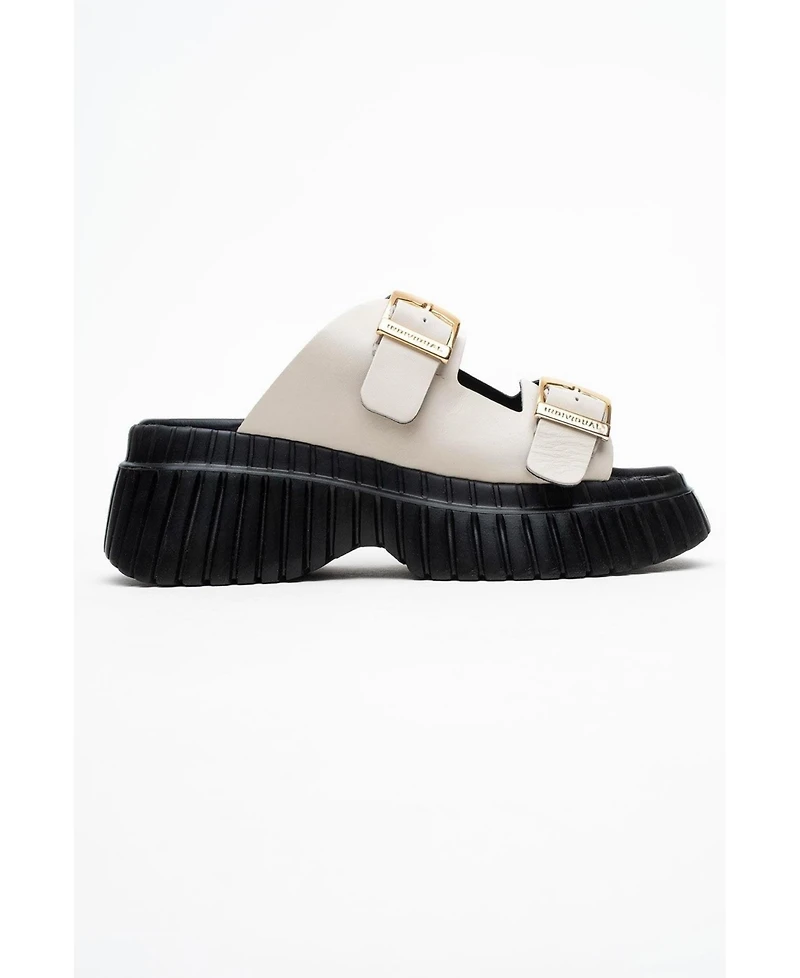 Joanes Leather Two-Strap Platform Sandal (Women)