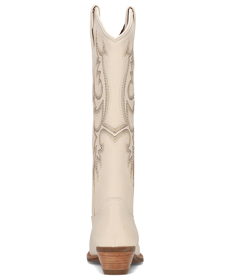 Frye and Co. Women's Irlene Tall Deco Stitch Almond Toe Boots
