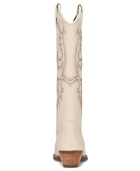 Frye and Co. Women's Irlene Tall Deco Stitch Almond Toe Boots