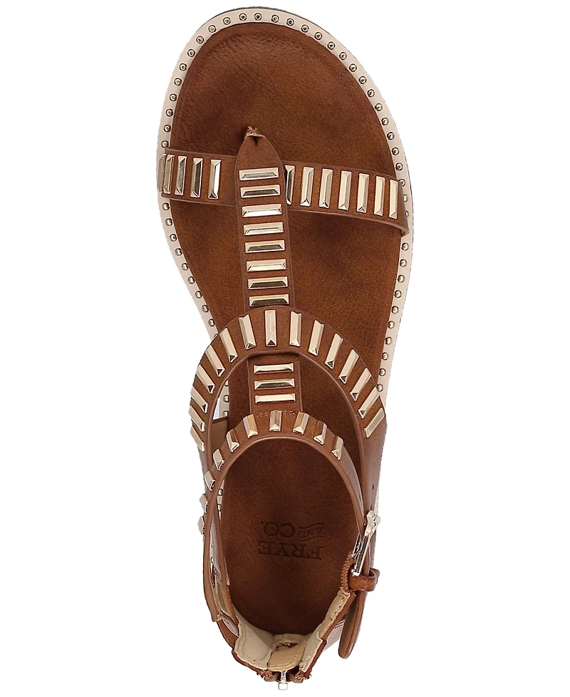 Frye and Co. Women's Bucky T-Strap Round Toe Sandals