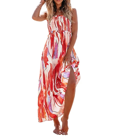 Cupshe Women's Out and About Floral Maxi Beach Dress