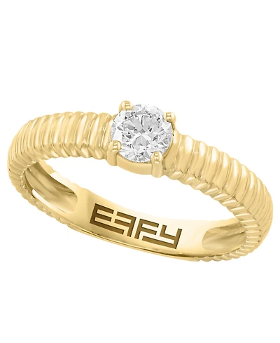 Effy Collection Diamond (3/8 ct. t.w.) Ring in 14k Yellow Gold