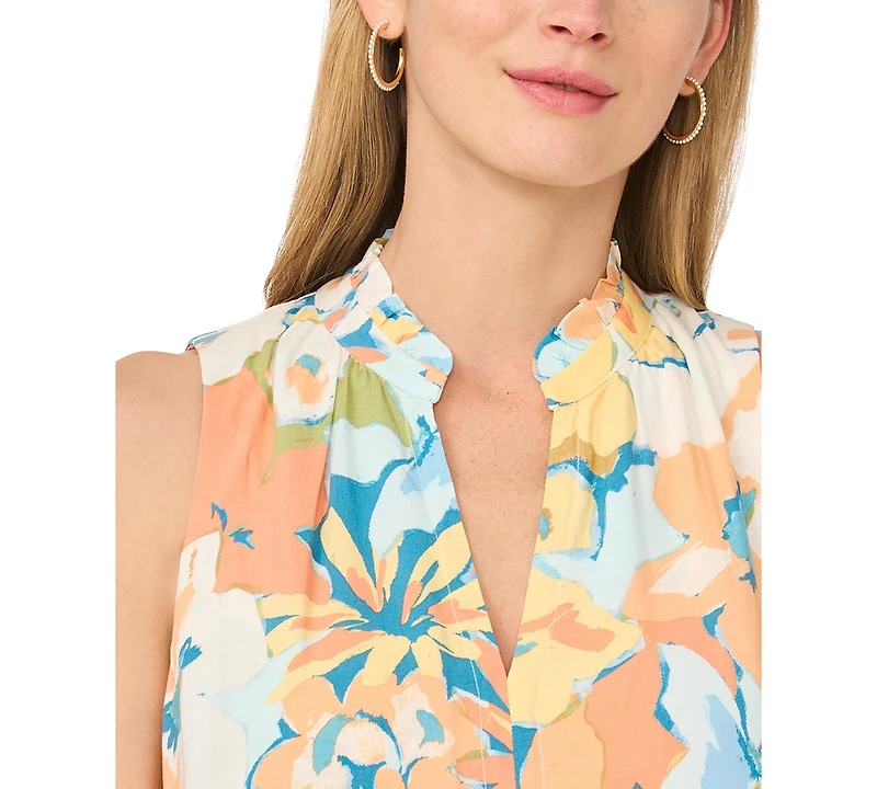 Vince Camuto Women's Sleeveless V-Neck Maxi Dress