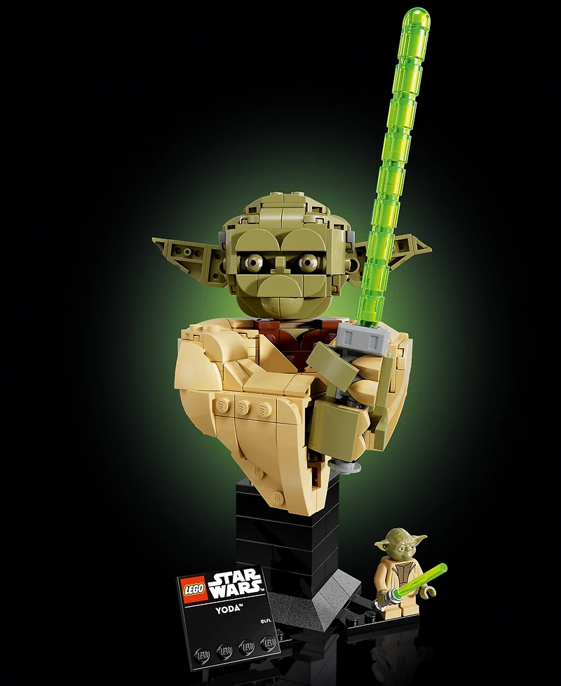 Lego Star Wars: Attack of the Clones Yoda Bust 75438 Building Set, 399 Pieces