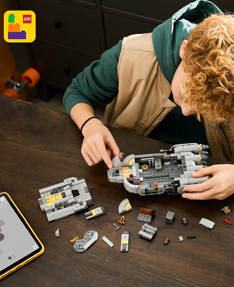 Lego Star Wars: The Mandalorian and Grogu Anzellan Starship 75445 Building Set, 701 Pieces