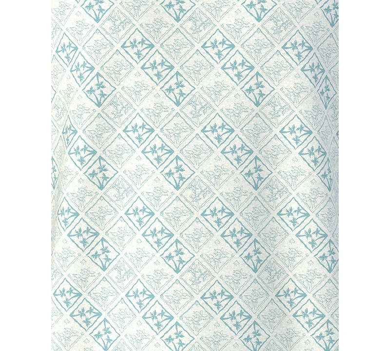 Pga Tour Men's Tropical Argyle Print Golf Polo