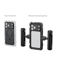 SmallRig Dual Handheld Mobile Video Cage Kit for iPhone 17 Pro