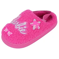 Barbie Toddler Faux Fur Slip-On Slippers