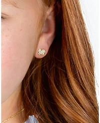 Tiny Blessings 14K Lovely Butterfly Studs Screw Back Earrings