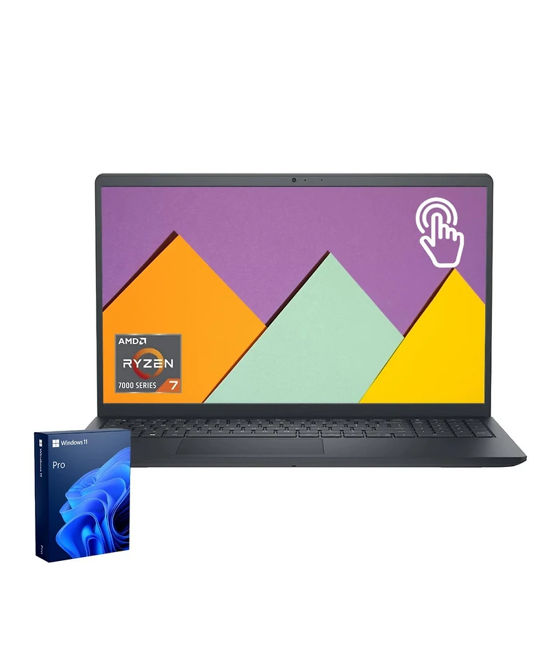 Dell Inspiron 3000 Series Traditional Laptop Amd Ryzen 7 16GB Ram Amd Radeon Graphics 1TB Ssd Storage Windows 11 Home 60Hz