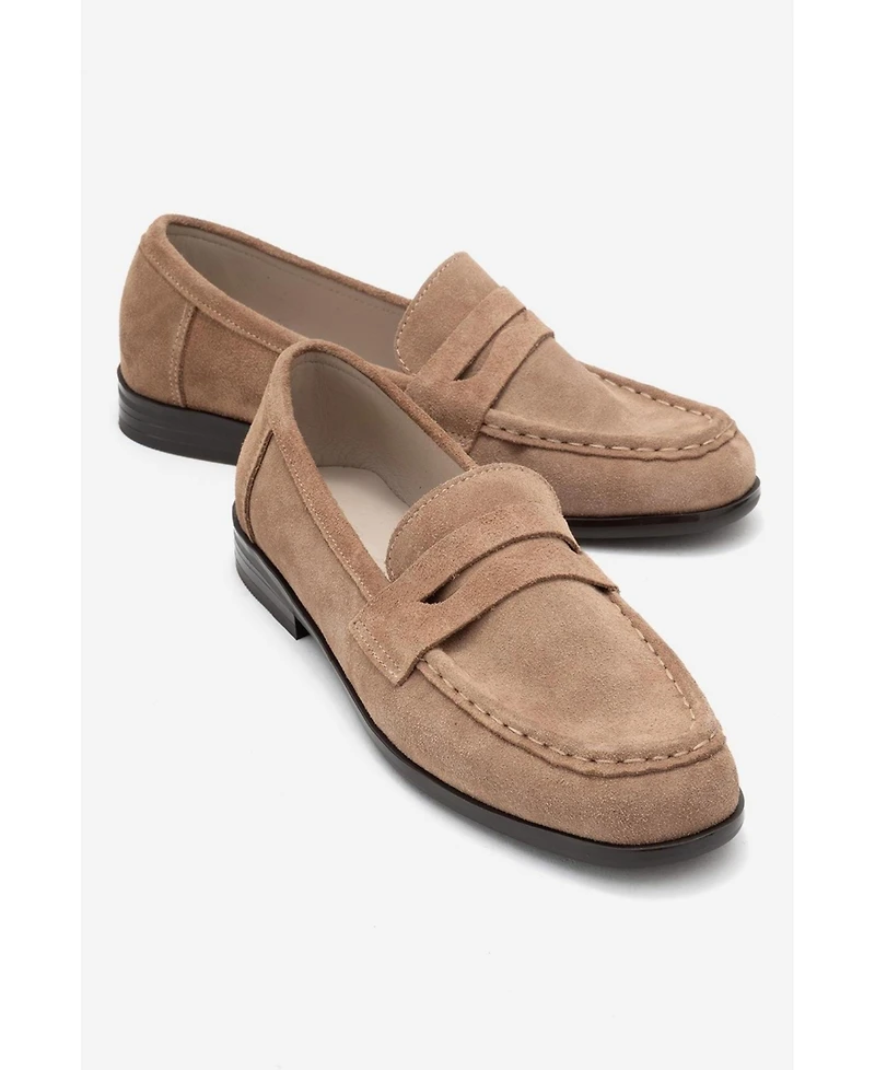 Forever and Always Shoes Women's Valia Leather Loafer