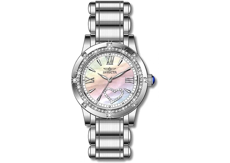 Invicta Women's 16706 Angel Quartz Silver Dial Watch