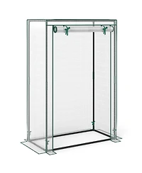 Sugift Portable Mini Greenhouse with Roll Up Zippered Door